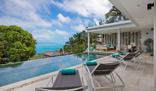 New Luxury 3 Bedrooms Sea View Pool Vila – Bangpor